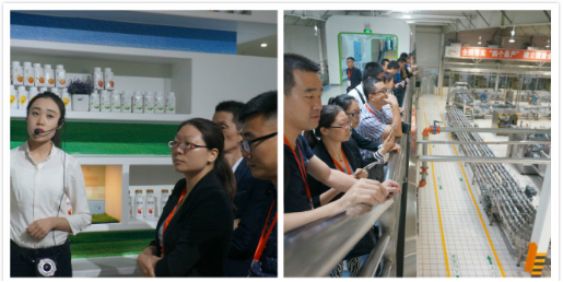 愛(ài)親母嬰帶領(lǐng)明星母嬰加盟店在伊利聽(tīng)導(dǎo)游講解